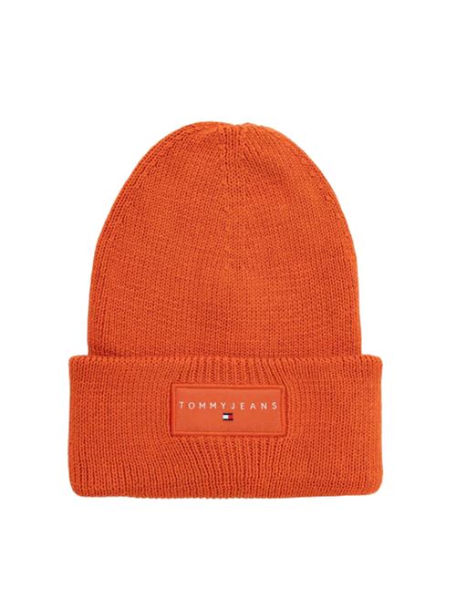 Cappello in maglia di cotone arancione Tommy Jeans | AM0AM13666SZZ